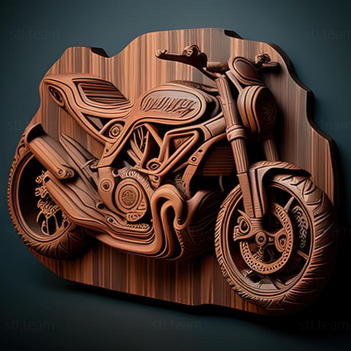 3D модель Ducati Скремблер Мах 2 0 (STL)